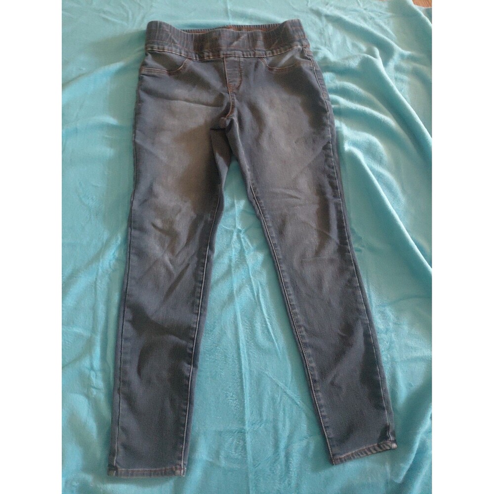 LEI Jeggings Juniors Size Large Dark Wash Stretch Waist High Rise Skinny Casual